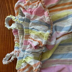 Baby summer colorful strappy set (top and bottom)